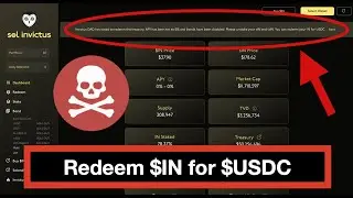 How To Redeem Invictus DAO $IN Balance | Vlog 71