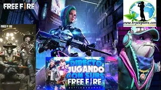 Free Fire En VIVO jugando con SUSCRIPTORES acompáñenme cracks