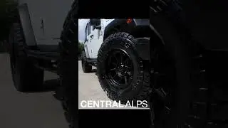 2018 Jeep Wrangler with 17X9 AR202 Black Offset Wheels, and 33