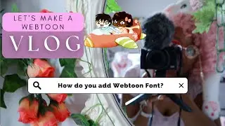 Worried about what comic font to use?  Try THIS~ || How to Make a Webtoon Series for Beginners~