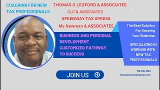 Tax Preparation Mentorship Program Free 30 days 9/4/23