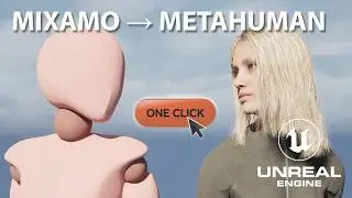 Unreal Engine 5.7 - Mixamo To Metahuman (One-Click Retargeting) - QuickTip
