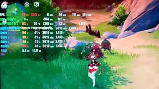 A8 7650k +GTX 750ti Genshin Impact Game Test