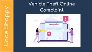 Vehicle Theft Online Complaint System in PHP Application