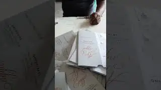 cara membuat amolop undangan hardcover simple