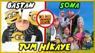 Çılgın Hırsızlar Baştan Sona Tüm Hikayesi🤯 Bilinmeyen Gru ve Minyonların Hikayesi👀🥳