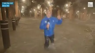 Jim Cantore's Live Coverage of Hurricane Zeta