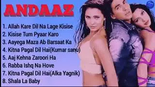 Andaaz Movie All Songs Mamta Kulkarni & Kumar Sanu Movie Jukebox Songs