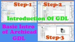 Archicad GDL Tutorial - Basic Introduction of GDL for begineer
