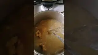 Гороховый суп с копчёностями из заготовок в автоклаве.