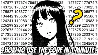 How to use the code in 1 minute (177013 tutorial)