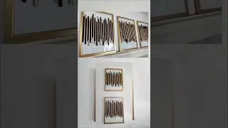 Hechos CON POPOTES / Cuadros  Decorativos MUY FÁCILES #diy #decoration #ideas