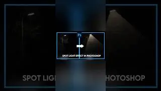 Create Spot Light Effect in Adobe Photoshop #graphicdesign #design #psphotoshop#photoshopcc #shorts