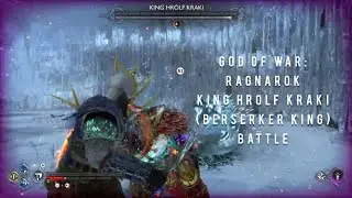 God of War: Ragnarok King Hrolf Kraki (Berserker King) Battle