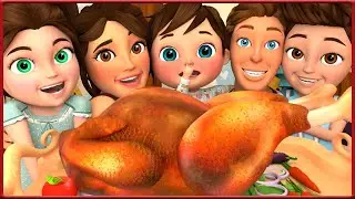 Thanksgiving Song - Turkey Finger Family | Turkey Song for Babies | Nursery Rhymes - Banana Cartoon