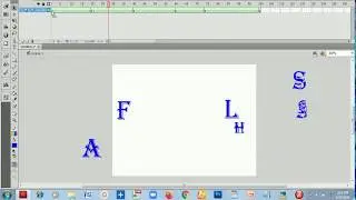 how to create simple text animation flash