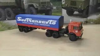Обзор модели Камаз-5410, масштаб 