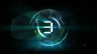7 countdown timer green screen (TC.007) with sound - green screen countdown 5 seconds