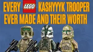 Every lego kashyyyk trooper ever made