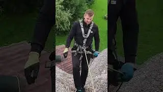 Как спуститься с крыши без жумара