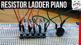 Arduino UNO Resistor Ladder Piano Keyboard (Values & Code)