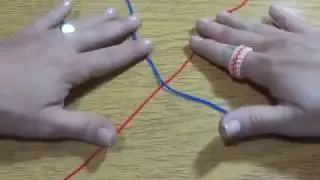 Nudo de cirujano,como unir lanas o hilos