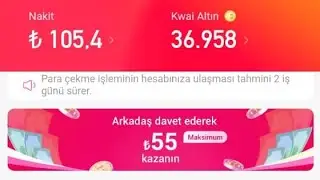 KWAİ PARA KAZANMAK / kwai  bedava para kazanma /kwai para kazanmak /Kwai Davet Kodu
