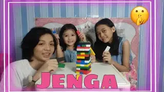 PLAYING JENGA with Ate and Kuya | INdoor Games | Family Game