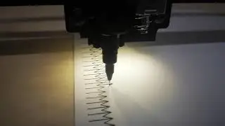 New drawing machine core XY first moves