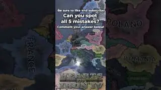 HOI4 Spot All 5 Mistakes! #shorts #hoi4