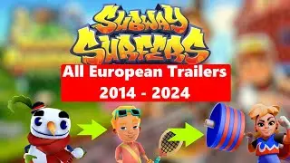 Subway Surfers - All Trailers from European Destinations (2014 -2024)