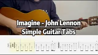 Simple Guitar Tabs｜IMAGINE  - John Lennon