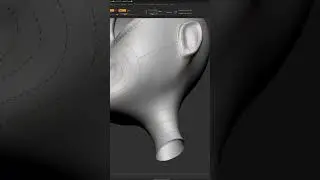 Retopology Cartoon Head in Zbrush (Topology Brush)