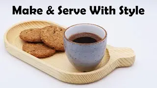 Wooden Tray For Coffee Serving - DIY on CNC