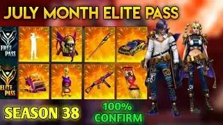 July Month Elite Pass Free Fire 2021 | July Ka Elite Pass 2021 | Season 38 Free Fire Elite Pass