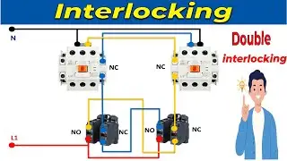 How to Interlocking in Electrical System ?/Double interlocking with push button