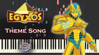 Egyxos Opening Theme Piano Cover / Synthesia Tutorial