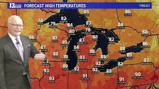 5/6 pm Weather Forecast - Grand Rapids, MI - Thursday, June 1, 2023