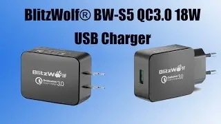 Обзор и Тест Зарядного Устройства BlitzWolf® BW-S5 QC3.0 с быстрой зарядкой