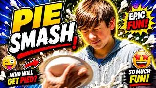 Xander's Hilarious First Time Getting a Pie to the Face