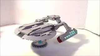 STAR TREK AKIRA CLASS STARSHIP BATTLESHIP MOC by BWTMT Brickworks