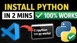 Install Python & VS Code | Fix 