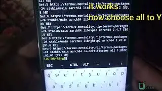 Fix Termux pkg update error