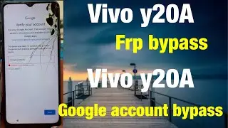 Vivo y20A Frp bypass /How to Vivo y20A Frp bypass / Vivo y20A google account bypass/ without pc ..