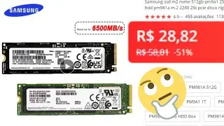 SSD NVMe por R$ 28,00 🤔 Super Ofertas do ALIEXPRESS