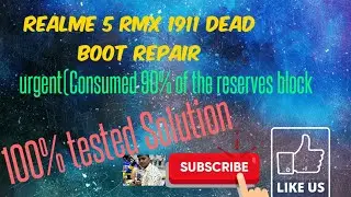 Rmx1911 Dead boot repair by Ufi 90% consumed