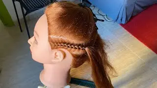 Mini trenza / Cornrow braid