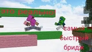 Я сделал самый быстрый вид строительства в майнкрафт.
