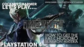 Final Fantasy VII Remake: How to Get Fat Chocobo Summon Materia│ PlayStation 4 │