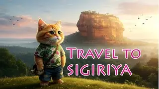 A CAT TRAVEL TO SIGIRIYA.